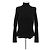 Body Alaïa in lana nero a maniche lunghe