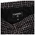 Chanel Gonna in tweed rosa e nera Nero - vista 7