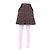 Falda de tweed rosa y negra Chanel Negro