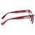 Gucci Gafas de sol rojas "Script"  - vista 3