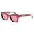 Gucci Gafas de sol rojas "Script"  - vista 5