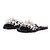 Miu Miu Sandali in pelliccia neri Nero