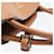 Prada Borsa a tracolla in pelle marrone - vista 5