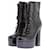Alaïa Botas de charol negro