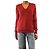 Joseph Pull en cachemire fin bordeaux - taille S Rouge