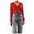 Joseph Pull en cachemire fin bordeaux - taille S Rouge - vue 3