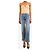 Paige Jeans Blue Leenah wide-leg jeans - size UK 6 - view 2