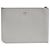 Moynat Pochette in pelle con zip grigia Grigio - vista 2