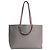 Moynat Grauer Leder-Tote-Bag