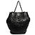 Chanel Schwarze gesteppte Tote Bag aus Lackleder 2008