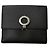Bulgari Portafoglio compatto Bvlgari in pelle con clip logo