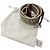 Tracolla in pelle e tela Loewe Marrone Beige - vista 2