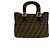 Fendi Vintage Zucca FF Logo Mini Tote Bag Braun Schwarz - Ansicht 3