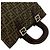 Fendi Vintage Zucca FF Logo Mini Tote Bag Braun Schwarz - Ansicht 4