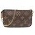 Pochette Louis Vuitton Mini Pochette Accessoires Castaño - vista 2