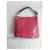 Autre Marque JRA Pink Python Embossed Leather Shoulder Bag  - view 17