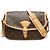 Borsa a Spalla Louis Vuitton Monogram Sologne Marrone
