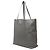 Prada Triangle Logo Plate Tote Bag aus grauem Saffiano-Leder Braun - Ansicht 2
