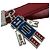 Prada Men's Saffiano Leather Keychain Keyring Red - view 2