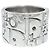 Anello a fascia in argento sterling 925 da uomo Christian Dior