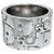 Anello a fascia in argento sterling 925 da uomo Christian Dior - vista 2