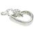 Anello Clover Heart da donna Chanel Argento - vista 3