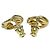 Orecchini Filo Stud da donna Fendi, Oro D'oro - vista 2