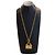 Collana Chanel Matelassé placcata oro D'oro - vista 7