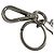 Portachiavi Prada Uomo City Bag Charm - Nero - vista 3