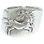 Ring Hermès Anillo Gallop Horse Hermes Plata - vista 2