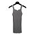 Thierry Mugler Mugler Top de punto acanalado gris