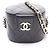 Borsa a Spalla Chanel Matelassé Mini Vanity Nero