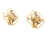 Timeless Orecchini a clip Chanel Coco Mark Bianco D'oro  - vista 2