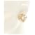 Timeless Orecchini a clip Chanel Coco Mark Bianco D'oro  - vista 4