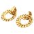 Orecchini a clip Chanel Coco Mark placcati oro D'oro - vista 2