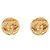 Timeless Orecchini a clip Coco Mark placcati oro Chanel D'oro