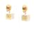 Orecchini Chanel Coco Mark Cube D'oro  - vista 2