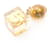 Orecchini Chanel Coco Mark Cube D'oro  - vista 5