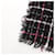 Stola in tweed Chanel Coco Mark Nero Rosa Bianco - vista 5