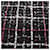 Stola in tweed Chanel Coco Mark Nero Rosa Bianco - vista 6