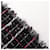 Stola in tweed Chanel Coco Mark Nero Rosa Bianco - vista 7