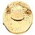 Spilla Chanel Coco Mark placcata oro D'oro - vista 2