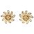 Orecchini a clip Chanel Coco Mark Sun Motif D'oro