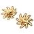 Orecchini a clip Chanel Coco Mark Sun Motif D'oro - vista 2