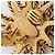 Orecchini a clip Chanel Coco Mark Sun Motif D'oro - vista 3
