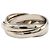 Cartier Trinity Ring aus 18K Weißgold Silber