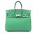 Hermès Borsa Hermes Birkin 25 in pelle Togo verde
