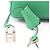 Hermès Borsa Hermes Birkin 25 in pelle Togo verde - vista 6