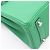 Hermès Borsa Hermes Birkin 25 in pelle Togo verde - vista 7