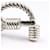 Hermès Hermes Rope Drop Earrings in Silver Silvery  - view 4